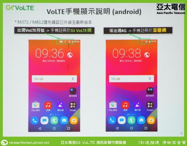 Gt VoLTE提升您的通話品質,亞太電信Gt VoLTE體驗會分享(台北場)