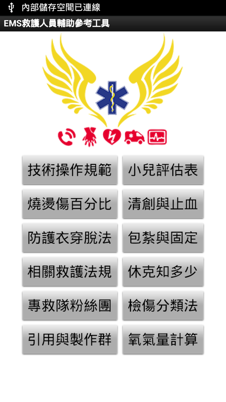 (分享)EMS救護人員輔助參考工具