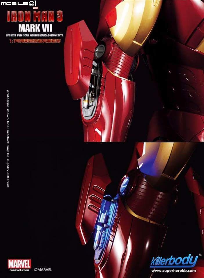 介紹 Marvel 官方授權 1:1 可穿電動 鋼鐵人盔甲曝光