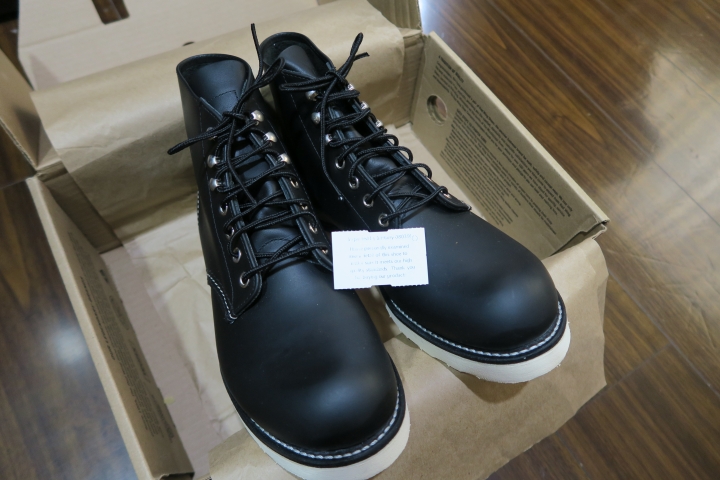 大叔的第一雙紅翅膀Redwing 8165簡單開箱(補實穿圖)