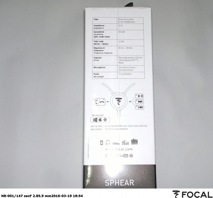 三頻均衡 為暖音色 Focal Sphear入手