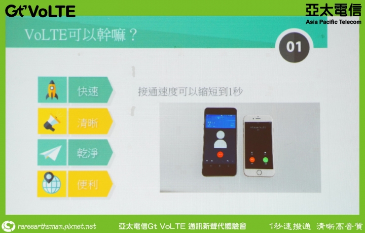 Gt VoLTE提升您的通話品質,亞太電信Gt VoLTE體驗會分享(台北場)