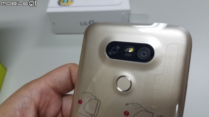 第一次買台版的雙卡手機~LG G5 金色開箱~