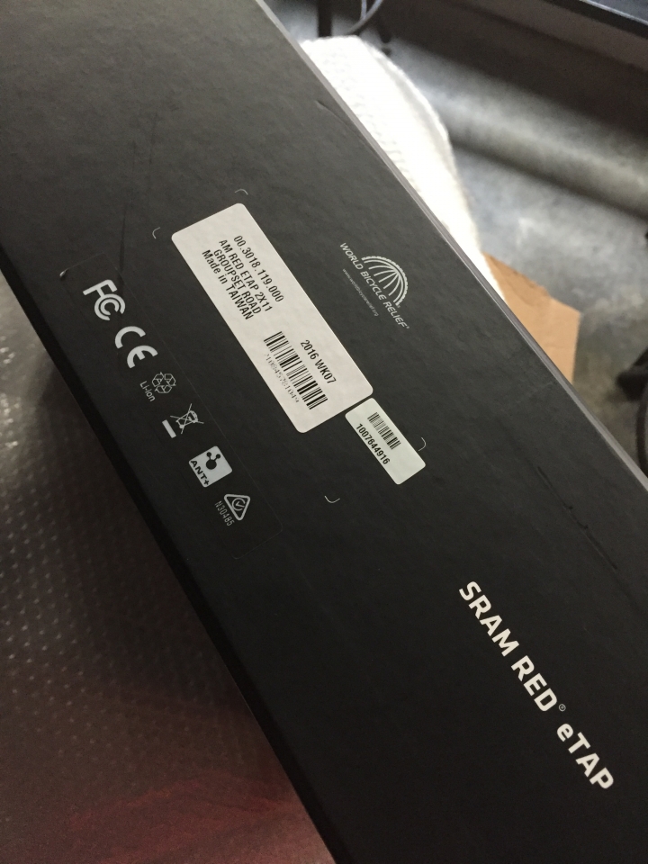 遲來的~sram etap小全套開箱....貼膜....裝車....路試!!!
