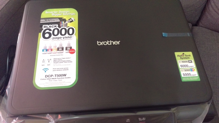 Brother DCP-T500W 原廠大連供 小開箱