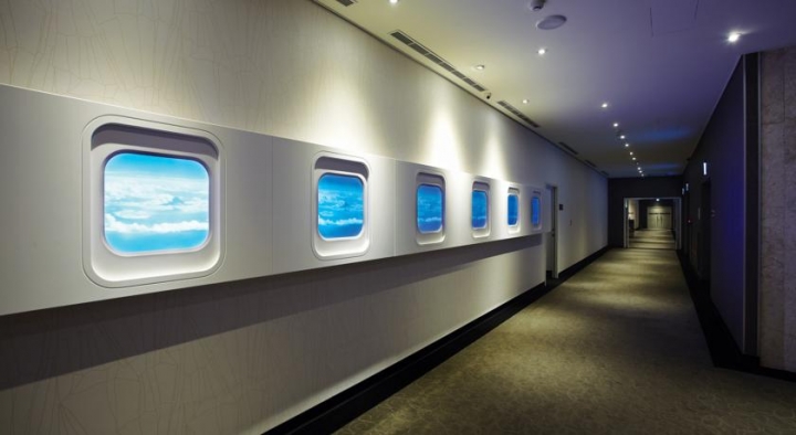 《宿》台中。頭等艙飯店Airline Inn 平民也可體驗頭等艙