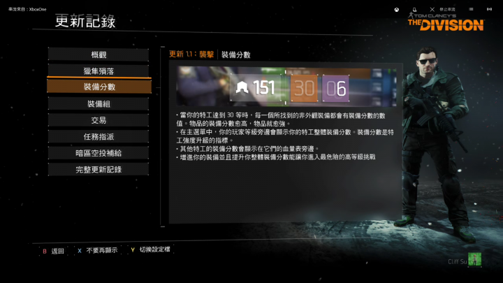 Xbox One 湯姆克蘭西:全境封鎖(Tom Clancy's The Division)入手