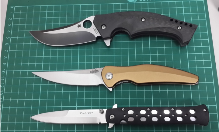 兩把flipper折刀分享 Brous Sniper & Spyderco Mamba
