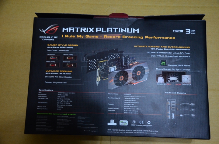 遲來2個多月的開箱 I7-6700K+ROG MRXIMUS HERO VIII+ROG Matrix GTX 980 Ti+ ROG XONAR PHOEBUS