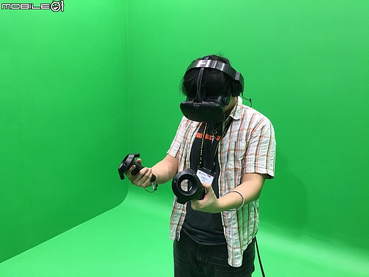 【Computex 2016】虛擬與現實的結合呈現 HTC VIVE展示「MR」綠幕攝影技術