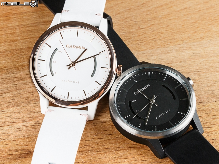 簡約優雅 Garmin vivomove Classic & Sport 實錶開箱分享