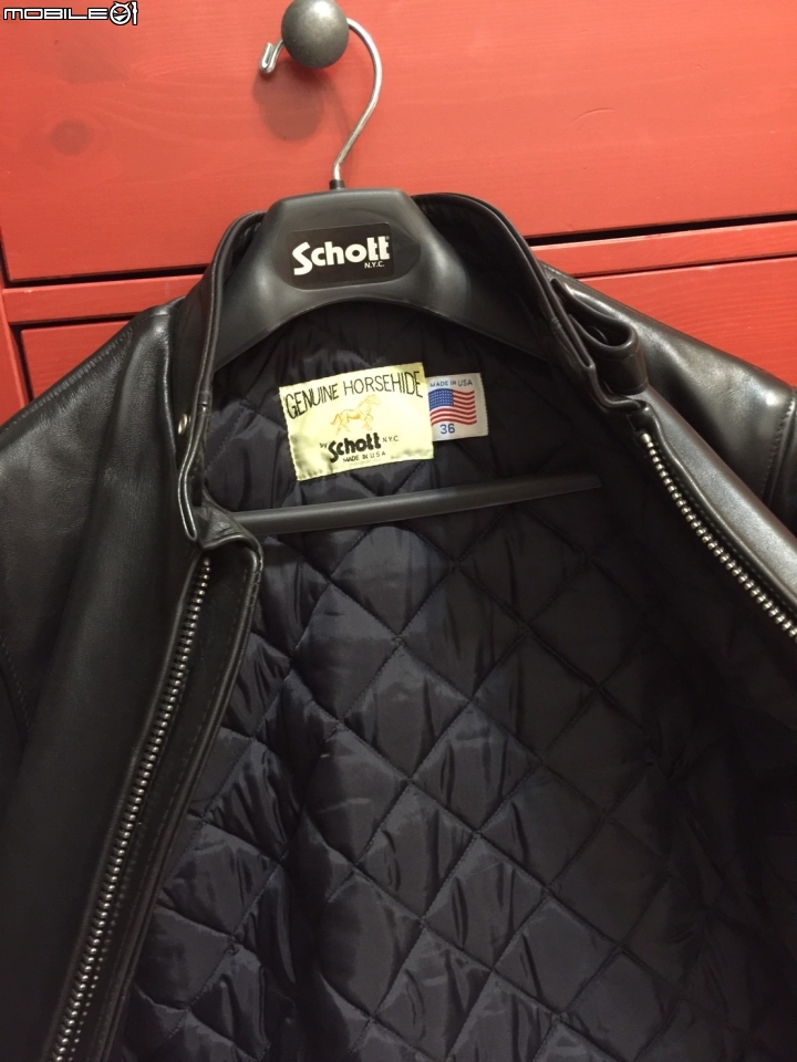 Schott 的經典馬皮皮衣:〝641 HH (Horse Hide)