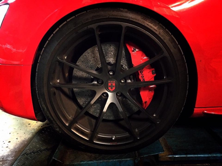 夢幻改裝 Brembo陶瓷煞車 X HRE P104全鍛造輪框 S5 Sportback