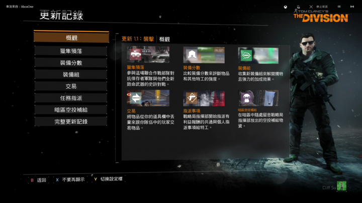 Xbox One 湯姆克蘭西:全境封鎖(Tom Clancy's The Division)入手