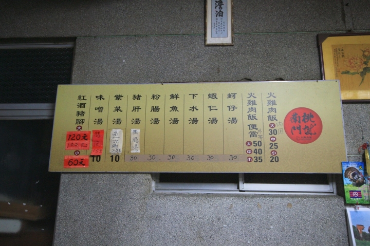 桃城南門火雞肉飯~半夜也能吃到滷豬腳