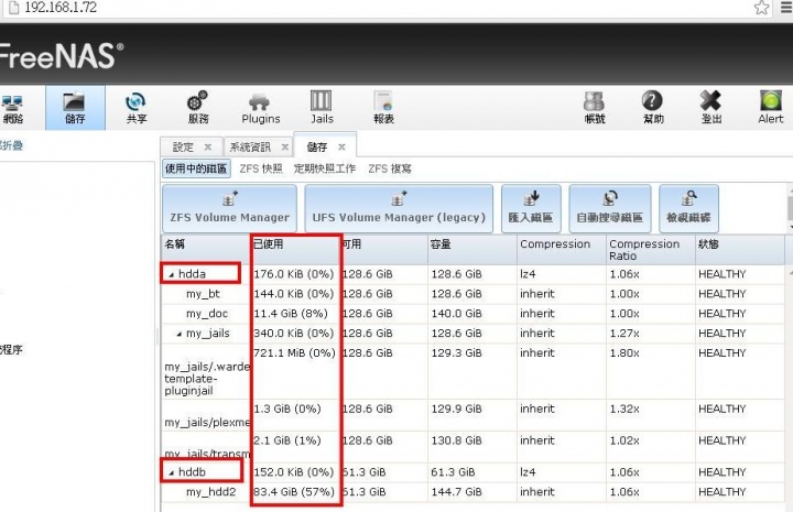 diy freeNAS筆記分享