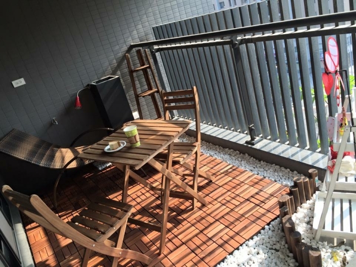 大樓小陽台佈置分享