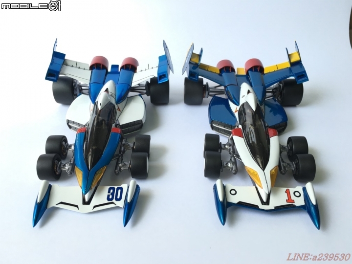 (GK分享) 1/24 閃電霹靂車TV版 超級阿斯拉 SA-01 風見隼人 金屬塗裝 烈風