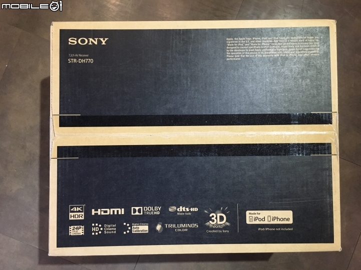 輕鬆直上4K HDR SONY STR-DH770 擴大機 簡易開箱