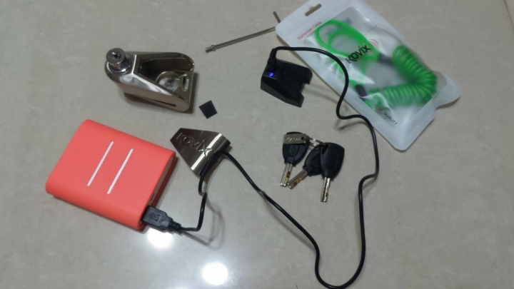 KYMCO G-DINK 300i 使用KOVIX KNL5 碟煞鎖開箱