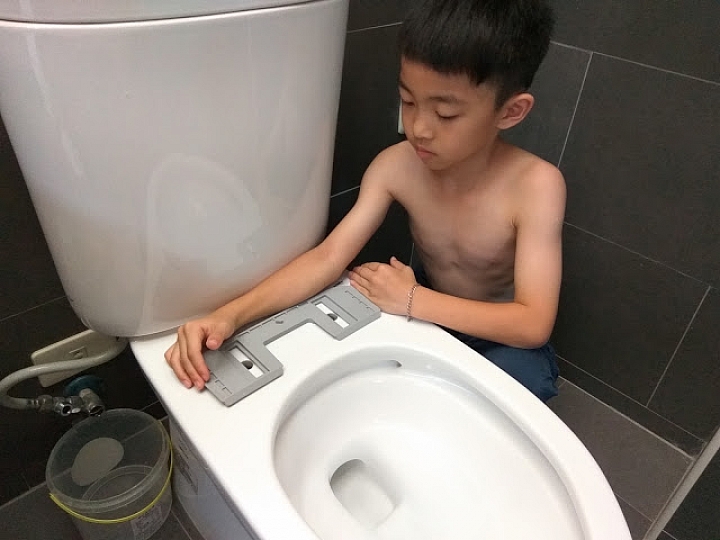 小鮮肉水電工之【PANA-DL-WH40免治馬桶座安裝】