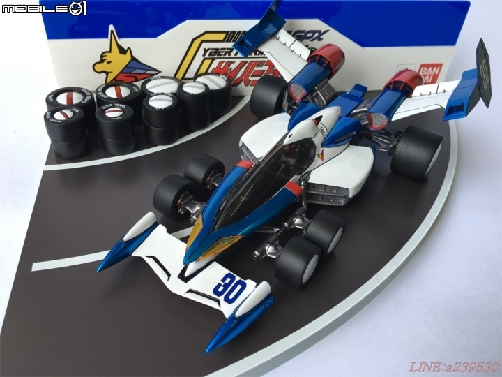 (GK分享) 1/24 閃電霹靂車TV版 超級阿斯拉 SA-01 風見隼人 金屬塗裝 烈風