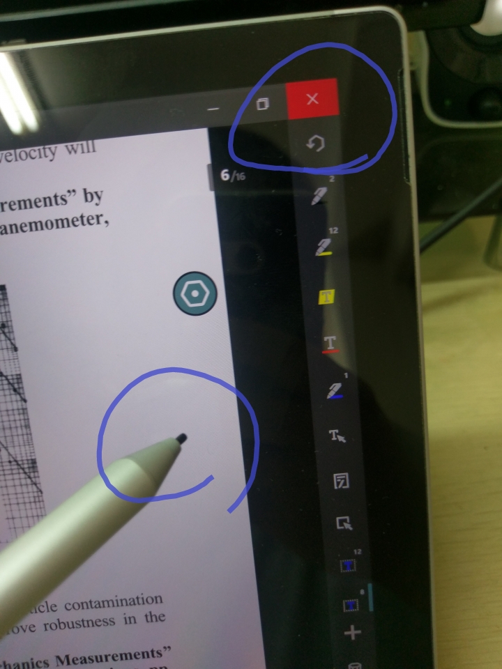 Surface pro 4 觸控筆螢幕問題 附圖