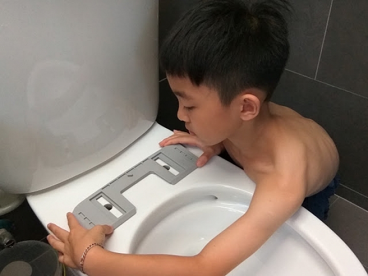小鮮肉水電工之【PANA-DL-WH40免治馬桶座安裝】