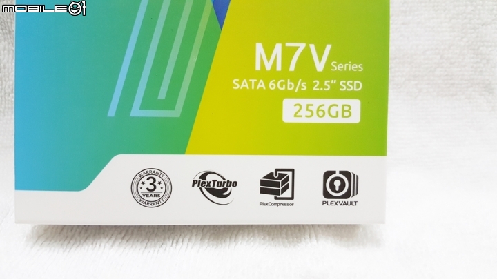 物超所值 Plextor M7V 256GB SSD 開箱測試