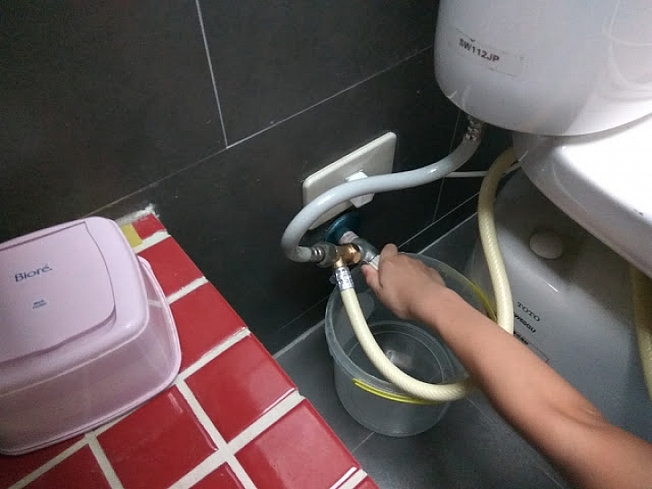 小鮮肉水電工之【PANA-DL-WH40免治馬桶座安裝】