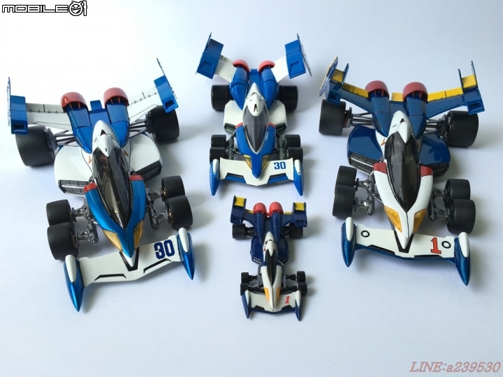 (GK分享) 1/24 閃電霹靂車TV版 超級阿斯拉 SA-01 風見隼人 金屬塗裝 烈風