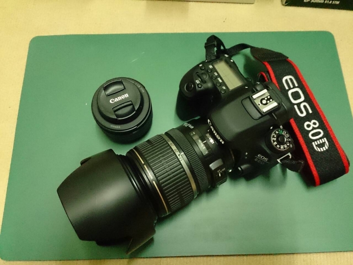 【開箱】Canon 80D+Canon EF-S 17-55mm F2.8+Canon EF 50mm F1.8 STM