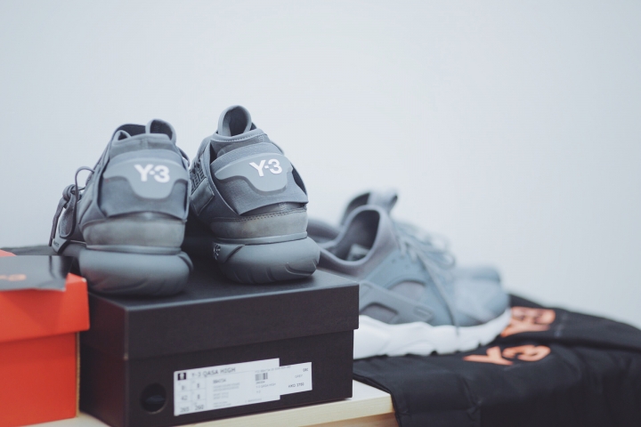 Y-3 QASA HIGH GREY 灰忍者首發開箱!