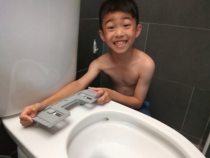 小鮮肉水電工之【PANA-DL-WH40免治馬桶座安裝】