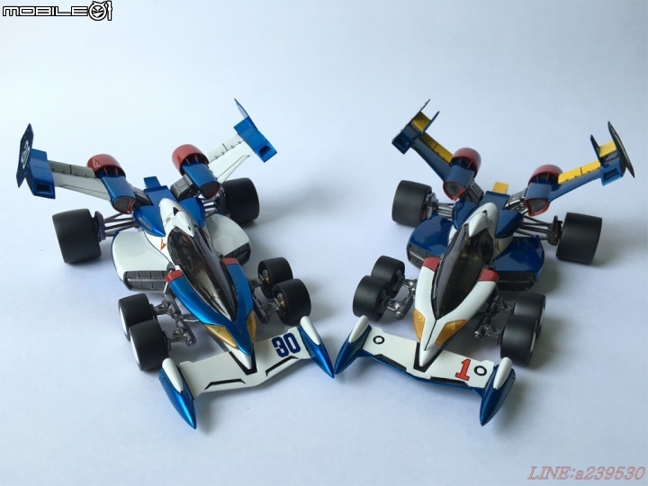 (GK分享) 1/24 閃電霹靂車TV版 超級阿斯拉 SA-01 風見隼人 金屬塗裝 烈風