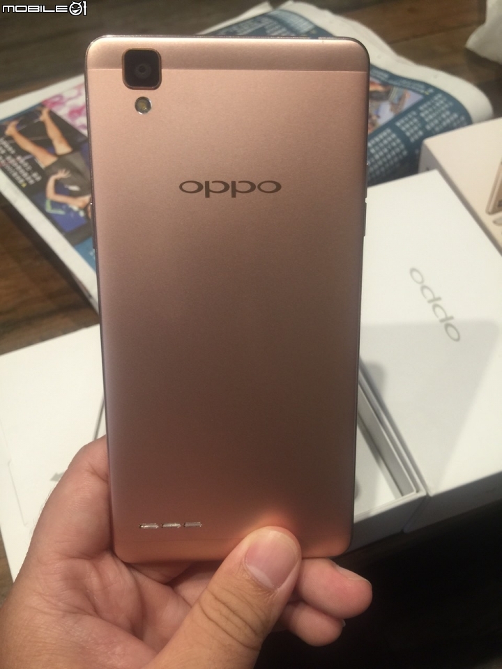老少女 小少女都愛的玫瑰金OPPO F1