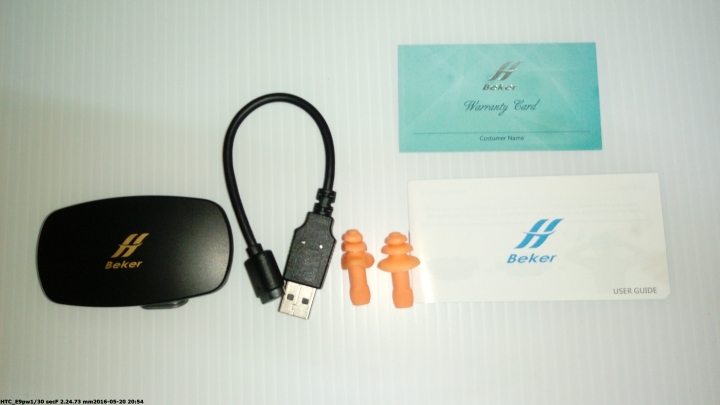 不受拘束 運動好物 音樂貝殼 Beker運動防水MP3 入手分享
