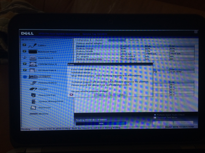 求救 Inspiron(2012) 無法開機