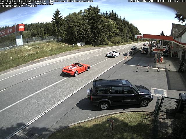 紐柏林(nurburgring)webcam，各種超跑