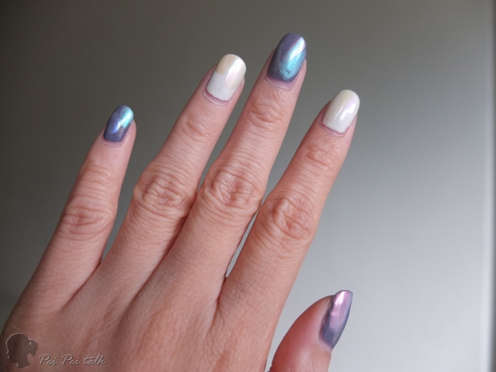 MISTERMORDEN 摩登先生指甲油-SUPER FUN-炫光上層油 DUOCHROME TOP COAT-試色