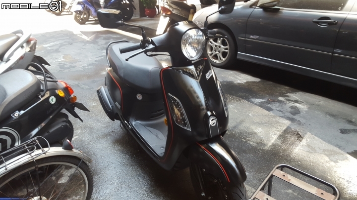 SYM MII110 消光黑 - 網購開箱分享