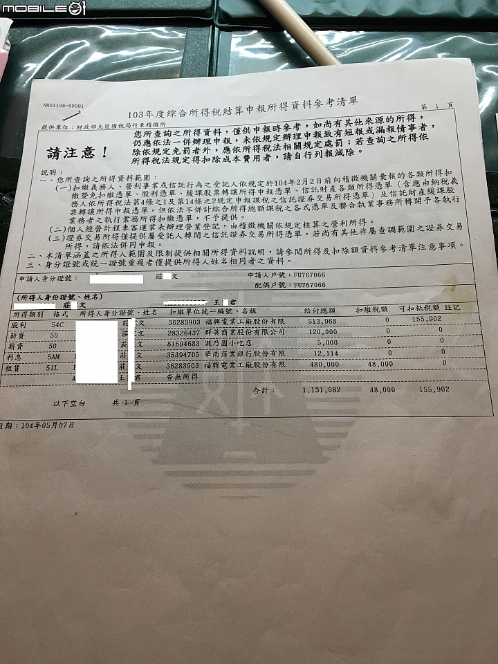 名下土地沒收到任何租金 公司沒收過任何股利 租賃股利薪資全被申報所得稅超過5年