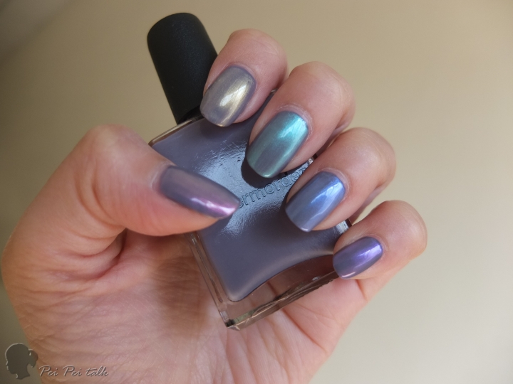 MISTERMORDEN 摩登先生指甲油-SUPER FUN-炫光上層油 DUOCHROME TOP COAT-試色