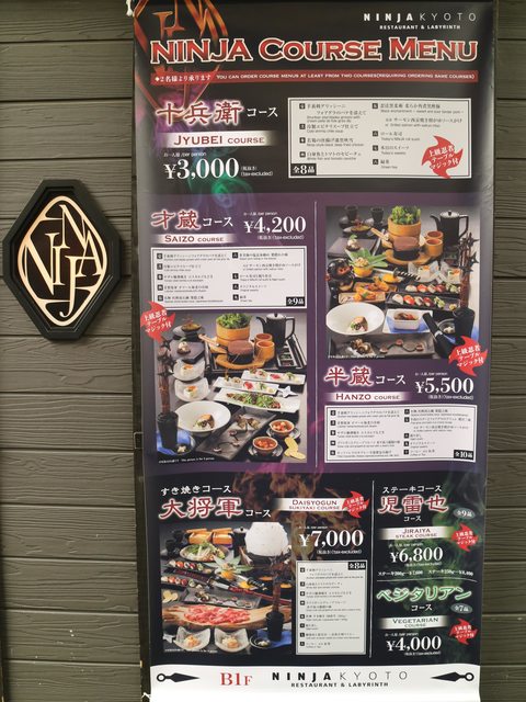 「京都美食」--NINJA KYOTO(原名為忍者京都迷宮殿) 下午茶吃到飽