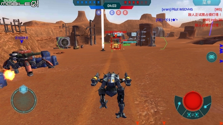 超好玩純3d射擊遊戲推薦!Walking War Robots (WWR)!檔案超小超順暢喔!