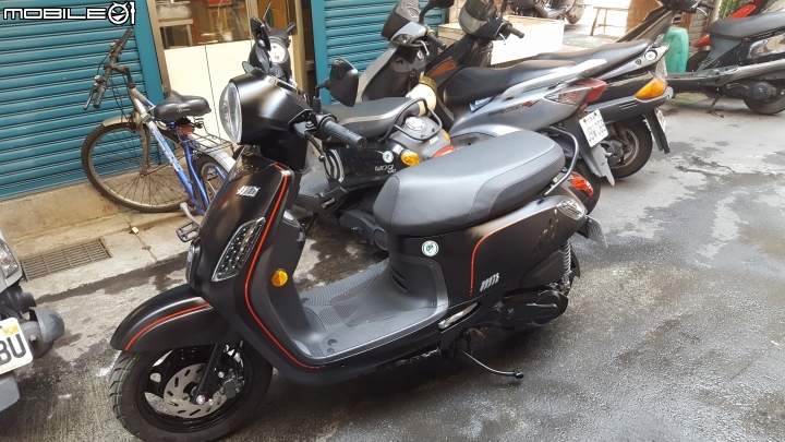 SYM MII110 消光黑 - 網購開箱分享