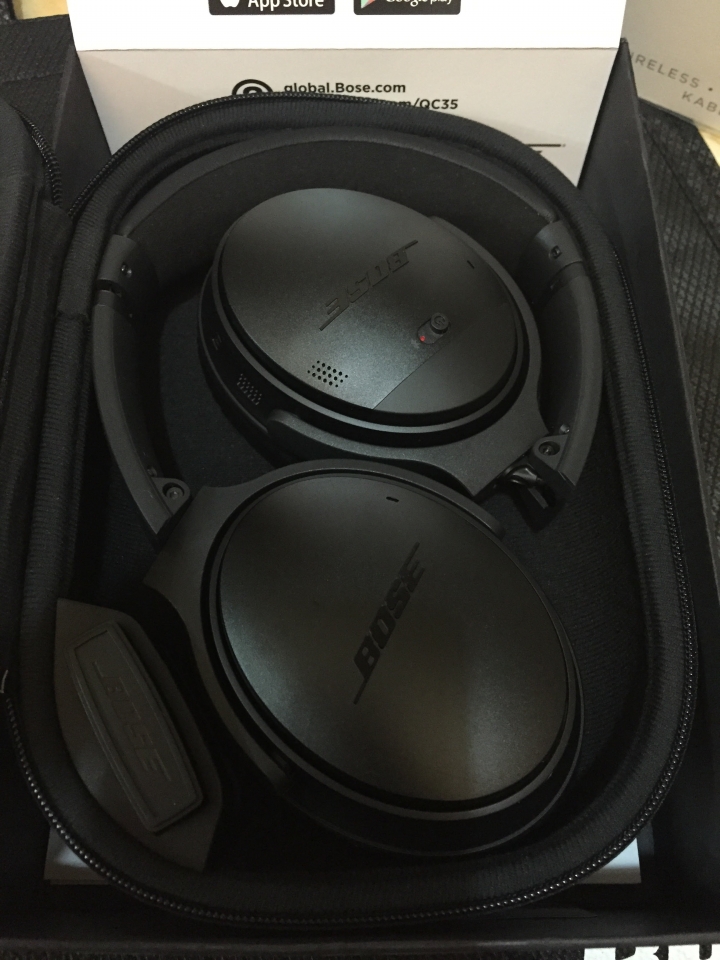 開箱、BOSE 2016全新抗噪無線耳機 QC35 (quiet comfort 35)