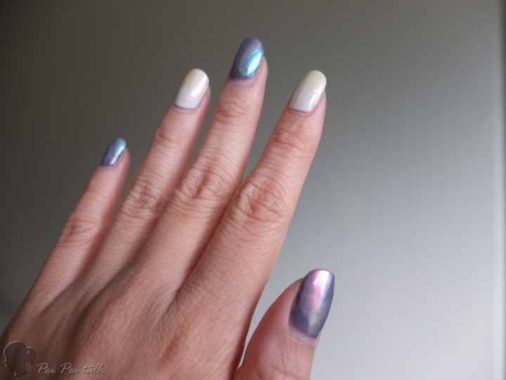 MISTERMORDEN 摩登先生指甲油-SUPER FUN-炫光上層油 DUOCHROME TOP COAT-試色