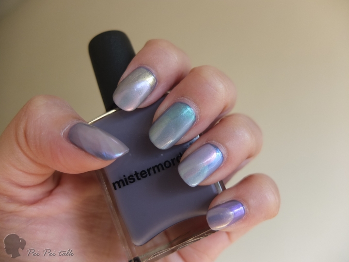 MISTERMORDEN 摩登先生指甲油-SUPER FUN-炫光上層油 DUOCHROME TOP COAT-試色