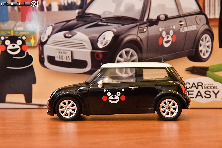 【開箱分享】當可愛遇上無厘頭 MINI Cooper x 熊本熊 1/24組裝模型實作！